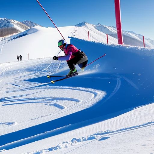 滑雪运动中的转弯技术和平衡掌控