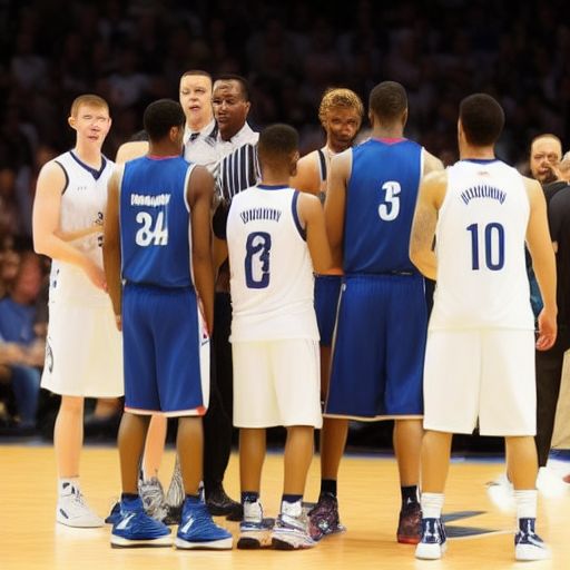 篮球激烈对抗与团队合作的关