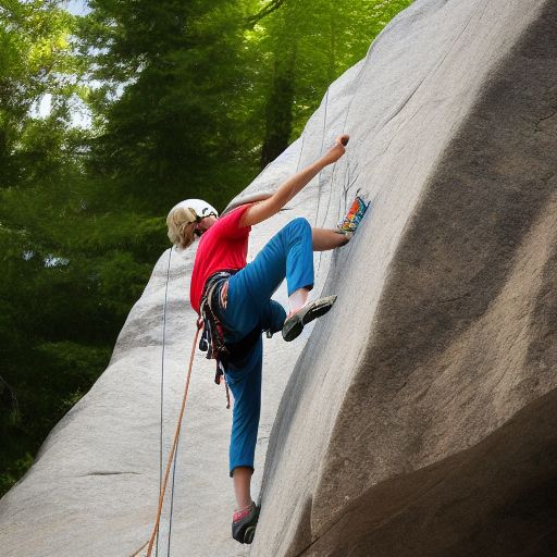 爽快的攀岩运动：掌握力量与技巧